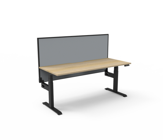 Boost+  Workstation with Screen and Cable Tray Boost Plus 1500W Single-Screen & CT- OB