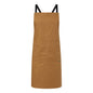 CHEFS CRAFT FULL BIB APRON WITH POCKETS CINNAMON