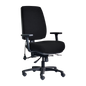 DAL ERGOSELECT STRIDE HIGH BACK WITH LARGE ERGO SEAT WITH ARMS ARMS in Apollo Black