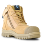 Bata Zippy Wheat Nubuck Zip / Lace Up Safety Boot SIZE 11.5
