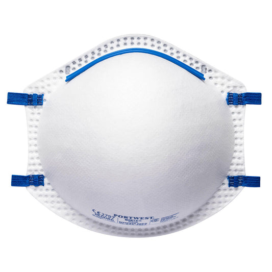 PortWest FFP2 Dust Mist Respirator White 20 per box