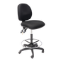 EC070BM DRAFTING Medium Back Drafting Chair Medium Back Drafting Chair - Black