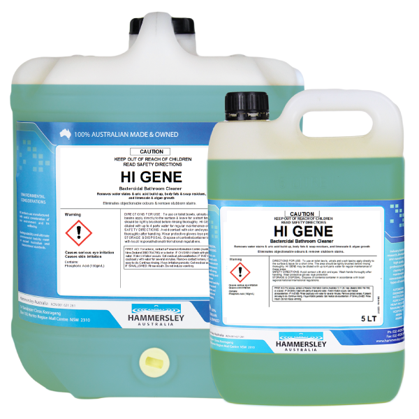 HAMMERSLEY Hi Gene 20L - Acid Bactericidal Cleaner