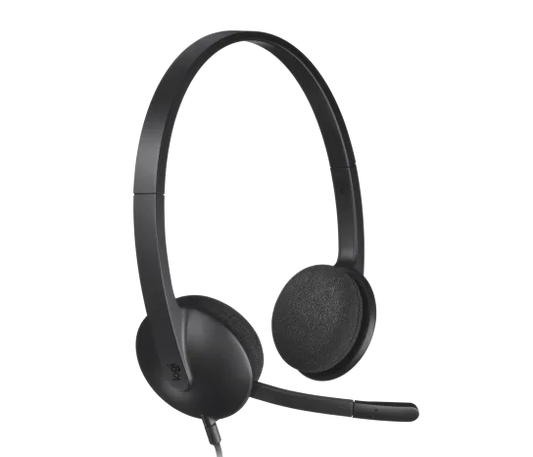 Logitech H340 USB Computer Headset black