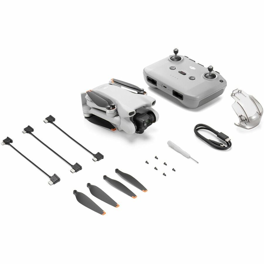DJI - Mini 3 Pro Drone and Remote Control with Built-in Screen (DJI RC) - Grey
