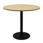 Estilo 900mm Dia Round Table - Natural Oak Table Top NATURAL OAK/BLACK