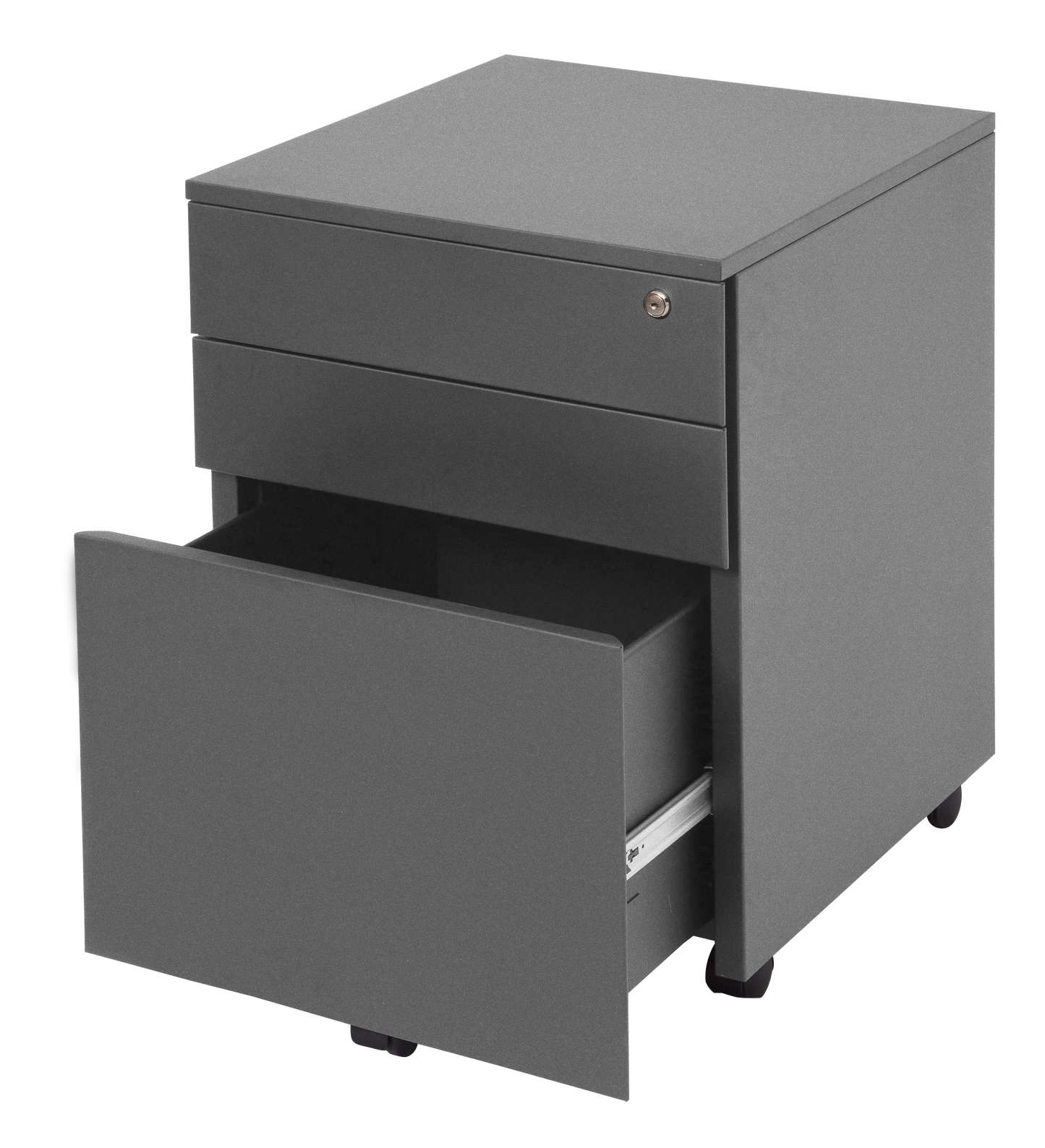 GO Mobile Pedestal 460W Metal Mobile Pedestal - Graphite