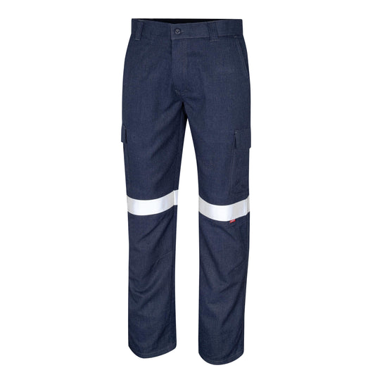 Bool Regular Weight PPE2 FR Cargo Trouser With Loxy™ Reflective Tape Navy 72R