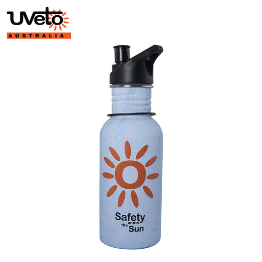 STAINLESS STEEL DRINK BOTTLE BLUE   500ML