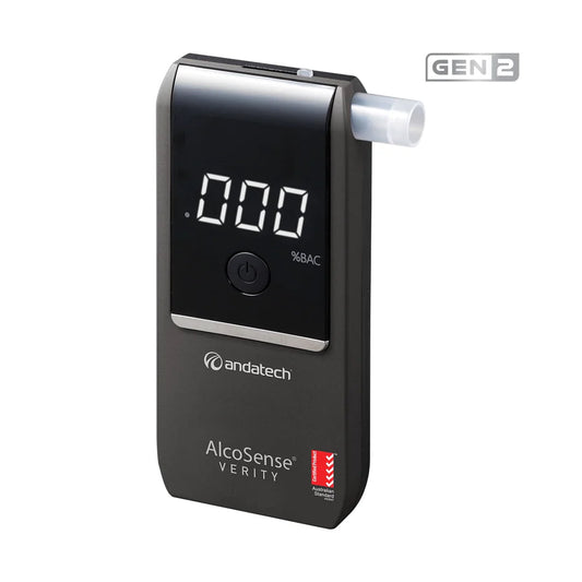 Andatech AlcoSense Verity Personal Breathalyser (Grey)