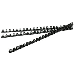 BINDING COMBS 9.5MM BLACK BX100
