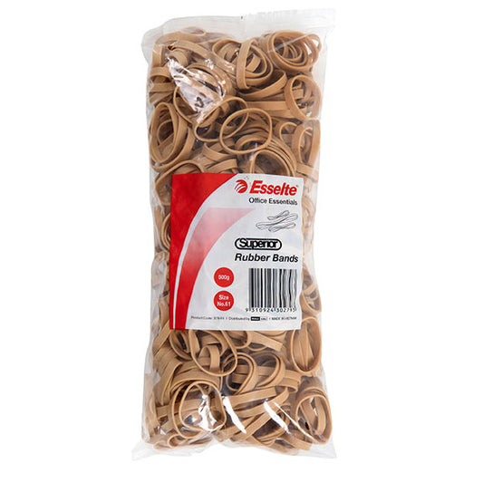 ESSELTE SUPERIOR RUBBER BANDS SIZE 61