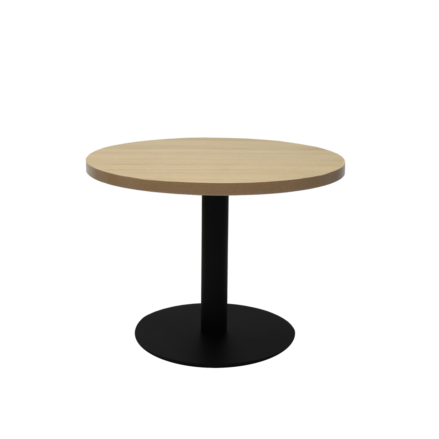 Disc Base Coffee Table 600 Circular Coffee Table - NO/BL