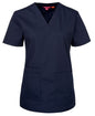 JB's Women Scrub Top HOSPITAL ESSENTIAL NAVY SIZE 06