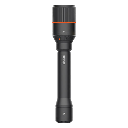 NEBO DAVINCI™ 5000 RECHAREGABLE TORCH Grey 5000 Lumen Aluminium