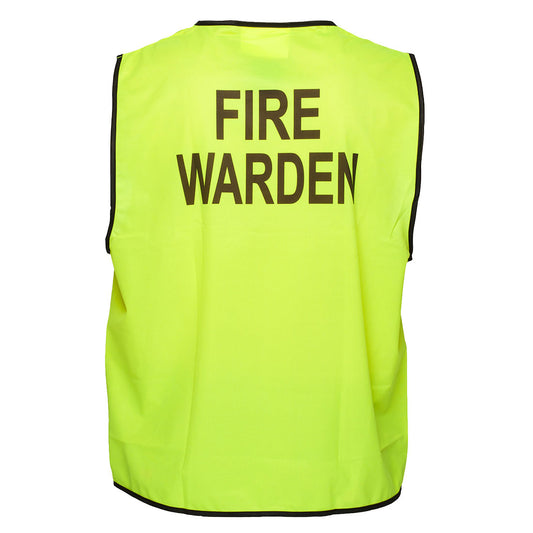 PORTWEST -Fire Warden Hi-Vis Vest Class D Yellow - XXXL