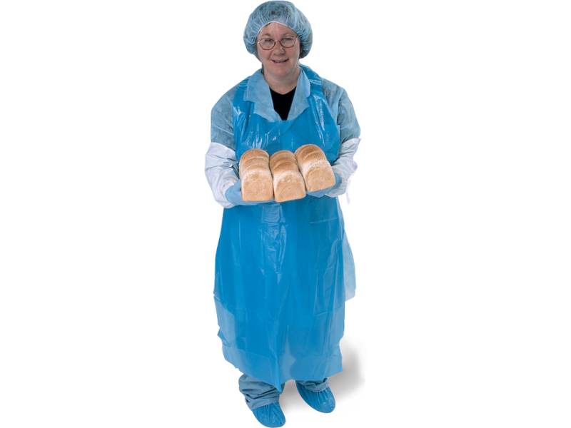 PRO-VAL APRONS - Polyethylene DISPOSABLE BLUE PACK OF 50