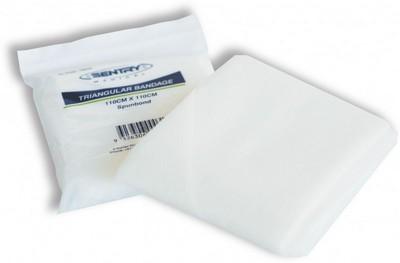 Triangular Bandages are Spunbond material. Non-Woven 110cm x 110cm