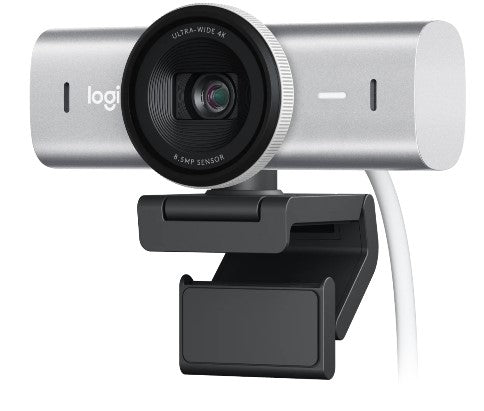 Logitech MX Brio Ultra HD 4K Webcam - Pale Grey