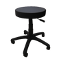 DS DESK Desk Height Stool Desk Height Data Stool - Black PU
