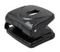 PUNCH STAT LARGE 2 HOLE 30 SHEETS PLASTIC BLACK