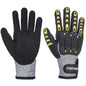PORTWEST A722 - Anti Impact Cut Resistant Glove
Grey/Black