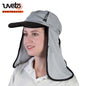 UVETO AUSTRALIA KALA HAT The Kala Hat provides maximum protection from the sun while keeping the face clear, UPF 50+ HI VIS SILVER GREY