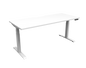 Boost+ Single Sided Workstation - E0 Rated Top, Powder coat Base
Natural White Melamine & White Powder Coat
1500mm W x 750mm D x 620mm - 1270mm H