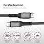 Shintaro USB-C Charge Cable 1m, Aluminium head, braid, support Max 20V5A, 100W charging, Emark IC, 480Mbps data.