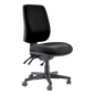 ROMA ERGONOMIC 3-LEVER HIGH BACK CHAIR NO ARMS, 180kg BLACK