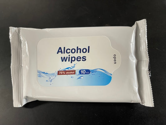ALCOHOL WIPES 10PK
