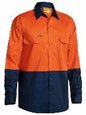 BISLEY HI VIS COOL LIGHTWEIGHT DRILL SHIRT 2XL