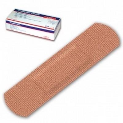 COVERPLAST  Non-adherent island pad, open weave fabric allows skin to breathe for faster healing. 2.2x7.2cm. Box 100