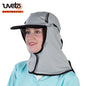 UVETO AUSTRALIA KALAHARI HAT Providing excellent protection from the sun, the Kalahari Hat features a additional neck and face coverage UPF 50+ SILVER GREY