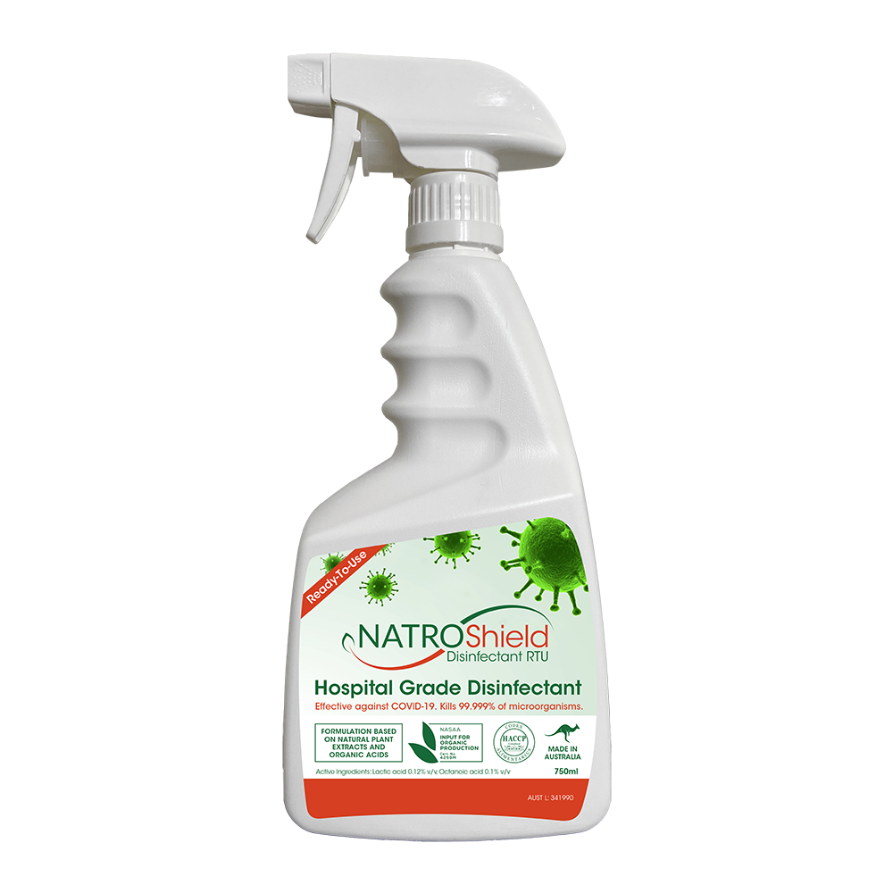 Ready-To-Use Hospital Grade hard surface spray 750ML TRIGGER.