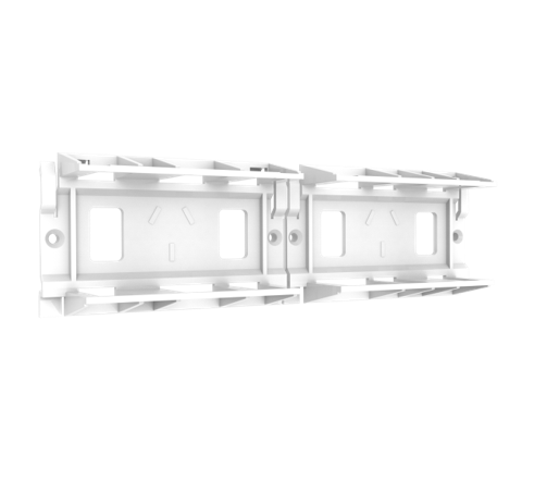 GPO Clip able to fit 1 x quad GPO or 2 x double GPO