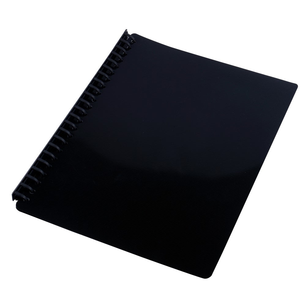 GNS DISPLAY BOOK A4 REFILLABLE GLOSS BLACK 20P