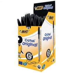 PEN BIC BP CRISTAL ORIGINAL MEDIUM BLACK