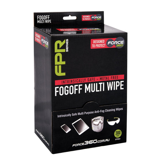 Force 360 Fog Off Intrinsically Safe Multi Wipe box of 300