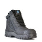 Bata Zippy Black Nubuck Zip / Lace Up Safety Boot SIZE 8