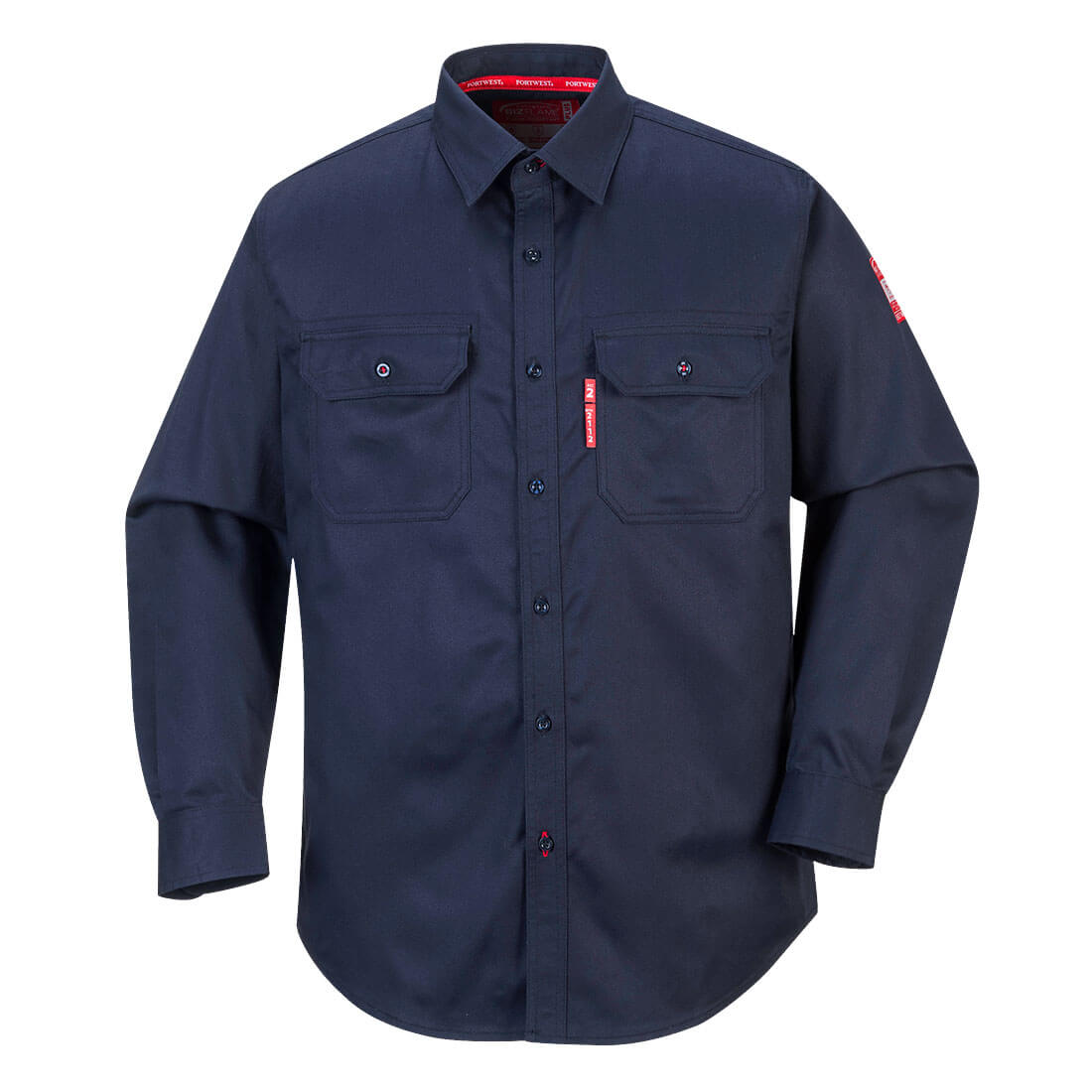 Portwest FR89 - Bizflame 88/12 Shirt - NAVY. Flame resistant