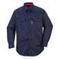 Portwest FR89 - Bizflame 88/12 Shirt - NAVY. Flame resistant