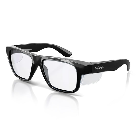 Safe Style Fusions Black Frame/Clear UV400
