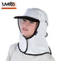 UVETO AUSTRALIA KALAHARI HAT MICRO MESH WHITE