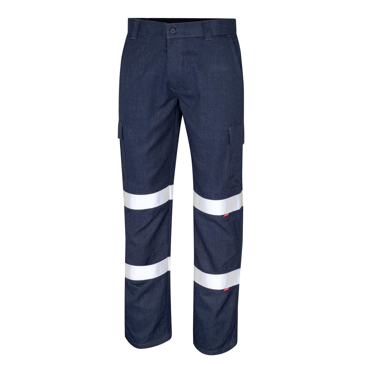 BOOL Regular Weight PPE2 FR Cargo Pants With 2 Loxy Reflective Tapes Navy Size 84L
