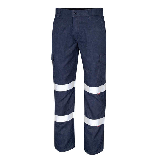 BOOL Regular Weight PPE2 FR Cargo Pants With 2 Loxy Reflective Tapes Navy Size 84L
