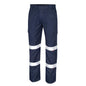BOOL Regular Weight PPE2 FR Cargo Pants With 2 Loxy Reflective Tapes Navy Size 84L