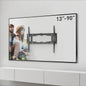 Barkan TV Wall Mount, 32 - 90 inch Fixed Flat / Curved Screen Bracket, Holds up to 60kg, Auto Lock Patented, Very Low Profile, Extra Stable, Fits LED OLED LCD