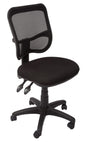 Medium Mesh Back Operator Chair BLACK