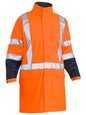 BISLEY X Taped Hi Vis TTMC Stretch PU Rain Coat 6XL